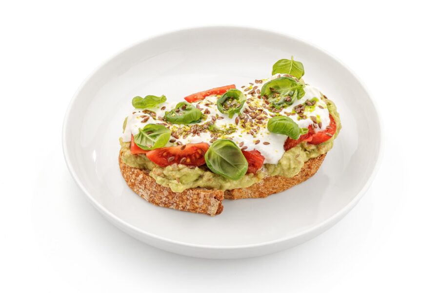 Avocado toast cu straciatella